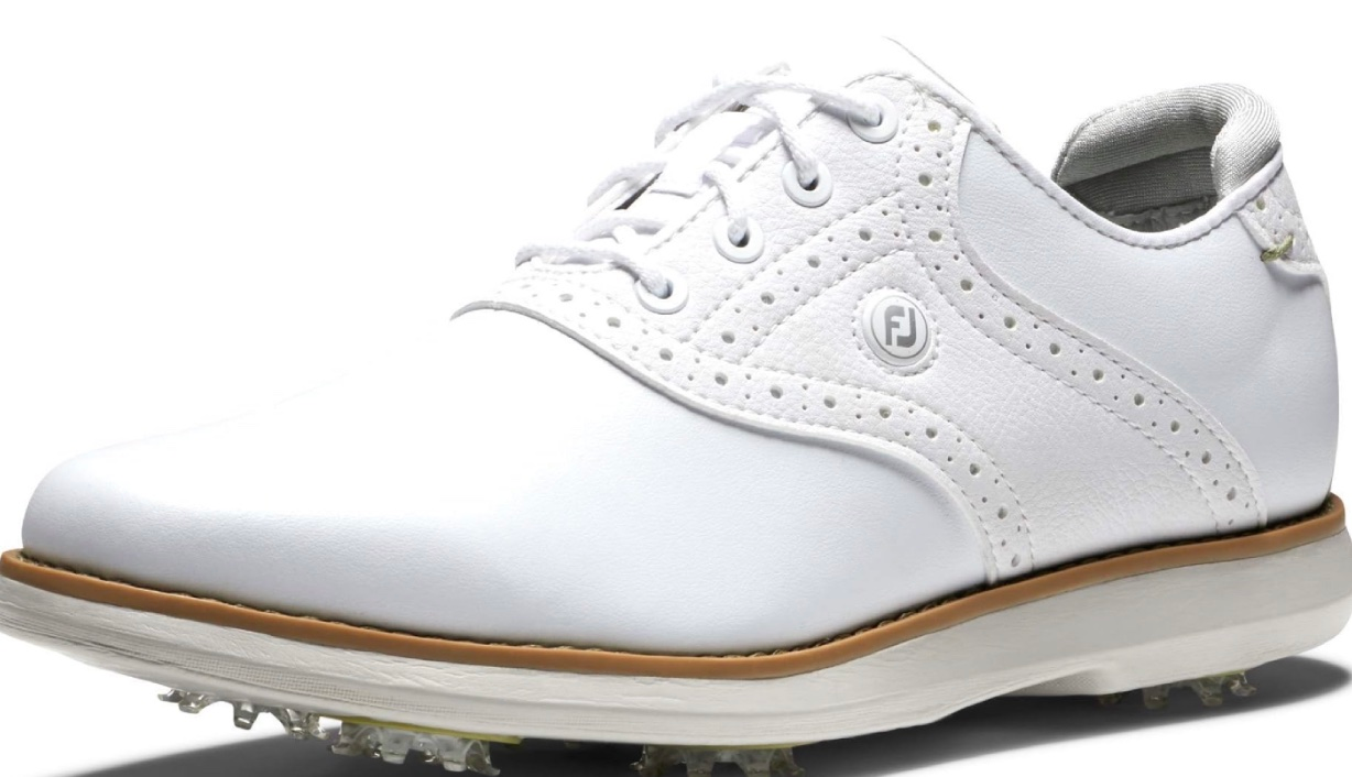 A pair of stylish golf shoes